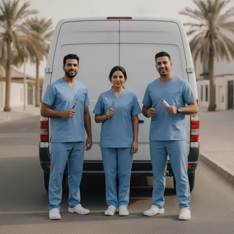 Podiatrist team in Dubai Investments Park